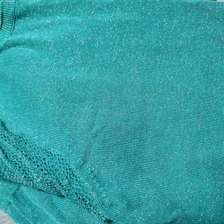 [BUNJANG] Purple Glitter Long Sleeve T-Shirt / 보라색 반짝이 티셔츠