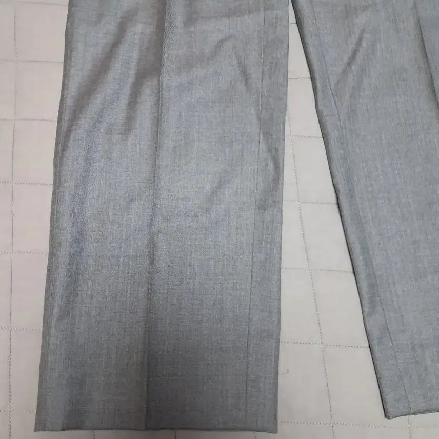 [BUNJANG] Polo Ralph Lauren Grey Herringbone Pintuck Slacks / 그레이 핀턱 슬랙스 바지 폴로 랄프로렌