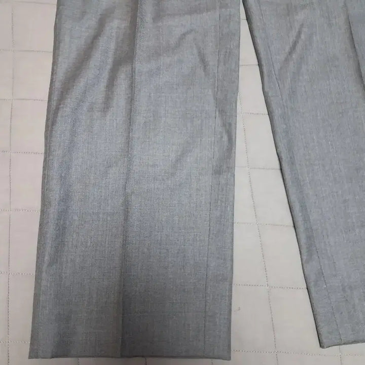 [BUNJANG] Polo Ralph Lauren Grey Herringbone Pintuck Slacks / 그레이 핀턱 슬랙스 바지 폴로 랄프로렌