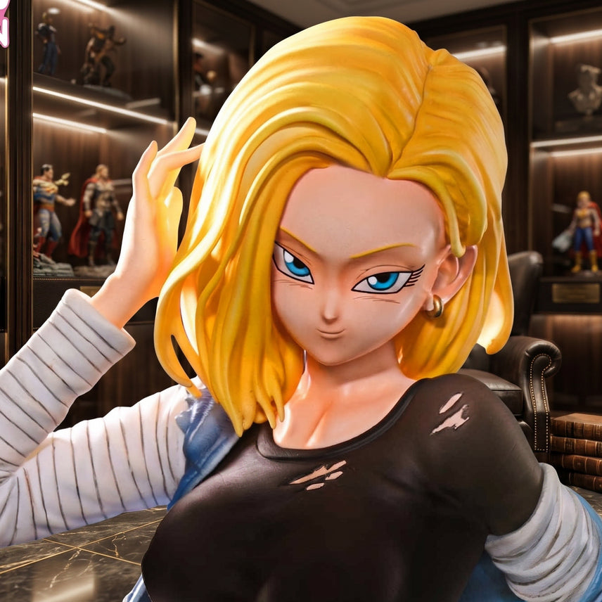 [BUNJANG] Minishow Android 18 Dragon Ball Resin Statue (Normal Version) / 드래곤볼 레진 - Minishow  인조인간 18호