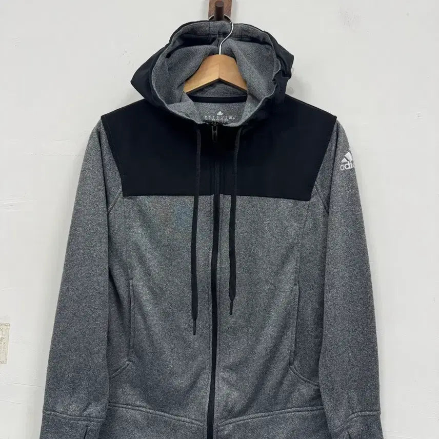 [BUNJANG] Adidas Fleece Lined Hooded Zip-Up Jacket / (M)아디다스 기모 후드집업