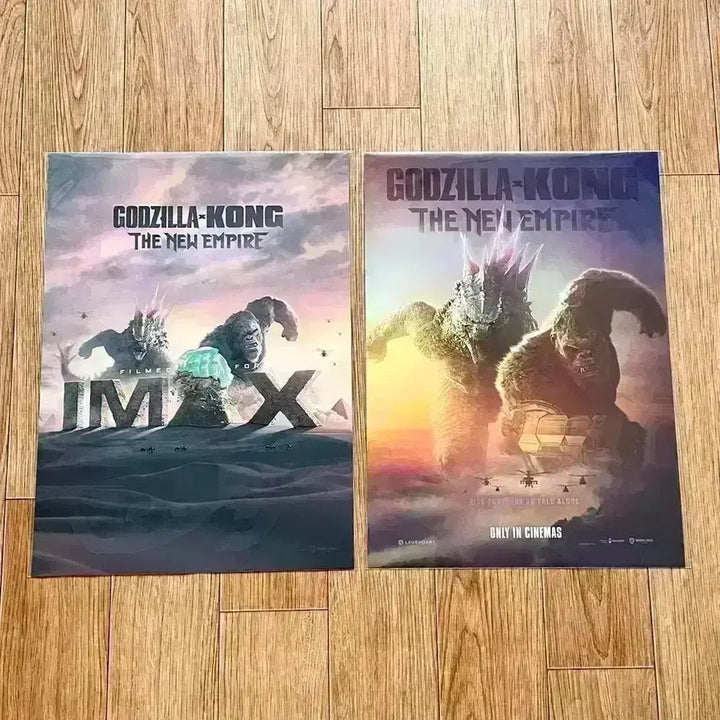 [BUNJANG] Godzilla x Kong: The New Empire IMAX Poster Set / 고질라x콩 아이맥스 포스터 CGV 2주차 TTT 메가박스뉴엠파이어 고대콩