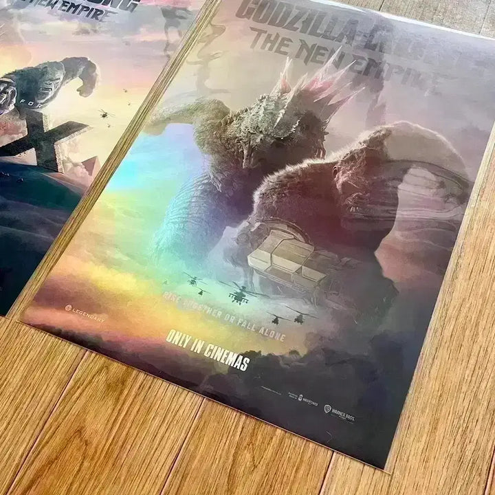 [BUNJANG] Godzilla x Kong: The New Empire IMAX Poster Set / 고질라x콩 아이맥스 포스터 CGV 2주차 TTT 메가박스뉴엠파이어 고대콩