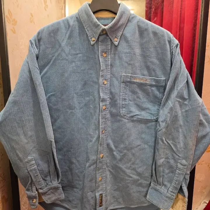 [BUNJANG] Timberland Corduroy Shirt Blue L / 7/52 팀버랜드 코듀로이 셔츠 블루 L