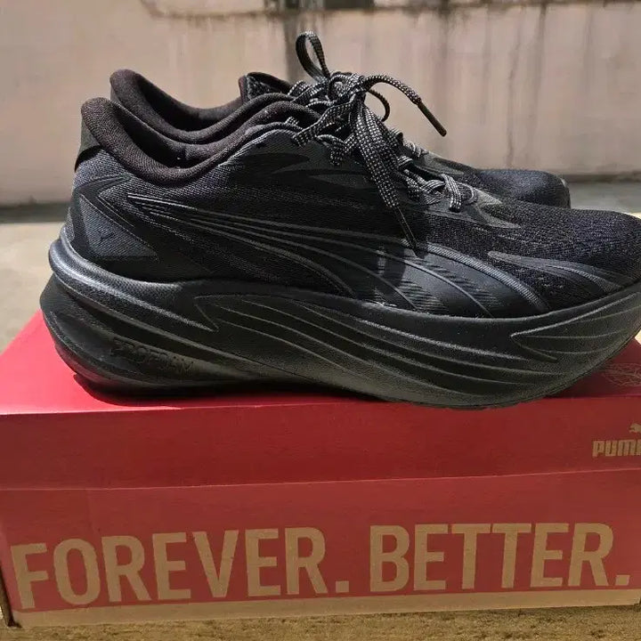 [BUNJANG] Puma Maxima Pro All Black Sneakers / 푸마 맥시마프로 올블랙