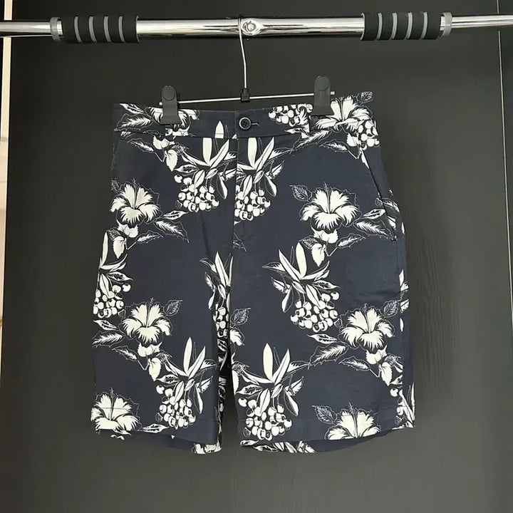 [BUNJANG] Beaker Floral Pattern Shorts / 비이커반바지