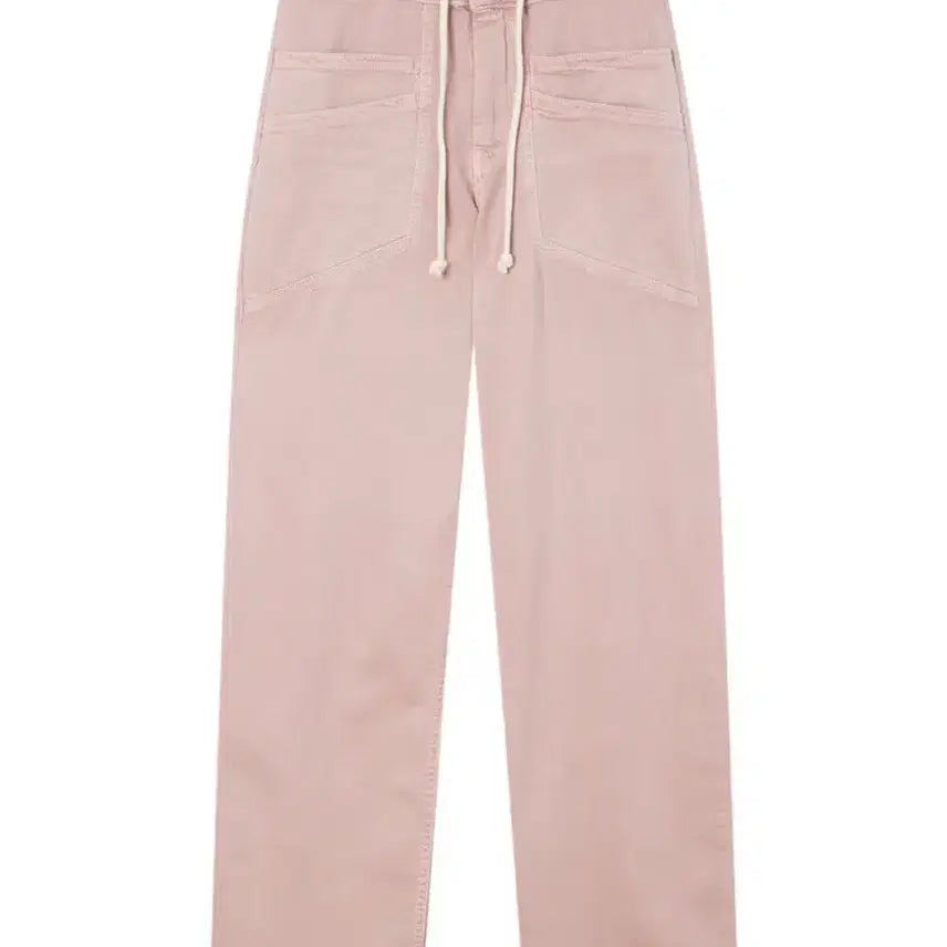 [BUNJANG] Ba&amp;Sh Pink Banding Cotton Pants XS / 바앤쉬 Ba&amp;Sh 핑크 밴딩 면바지 (34) (25년구매)