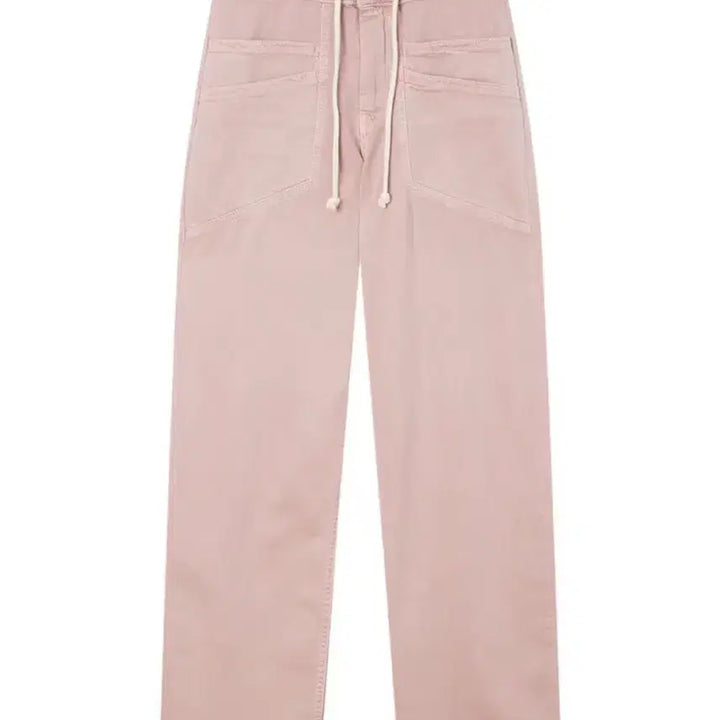 [BUNJANG] Ba&amp;Sh Pink Banding Cotton Pants XS / 바앤쉬 Ba&amp;Sh 핑크 밴딩 면바지 (34) (25년구매)