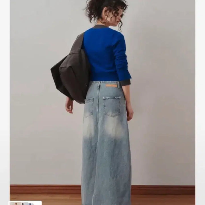 [BUNJANG] Please Project Denim Skirt / 택0 새상품 플리즈프로젝트 데님 스커트