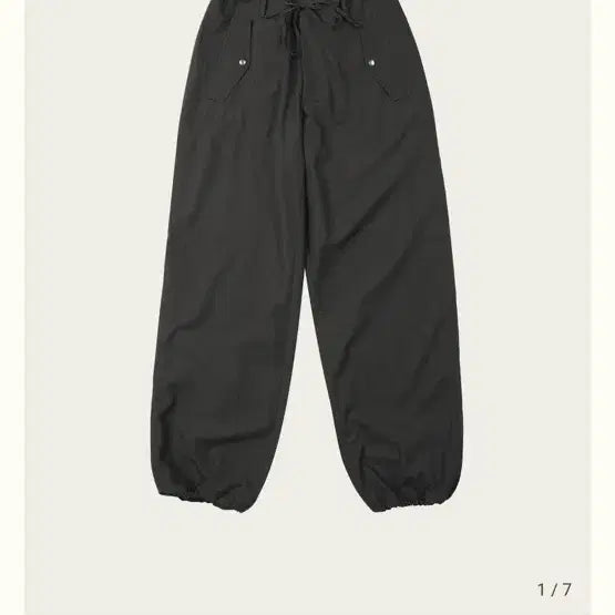 [BUNJANG] Ribbonbit Jerry String Pants - Charcoal / 리본빛 Jerry String Pants - Charcoal