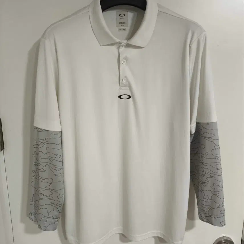 [BUNJANG] Oakley Layered Functional Long Sleeve Polo Shirt / 100 오클리 소매 레이어드 기능성 긴팔 카라티