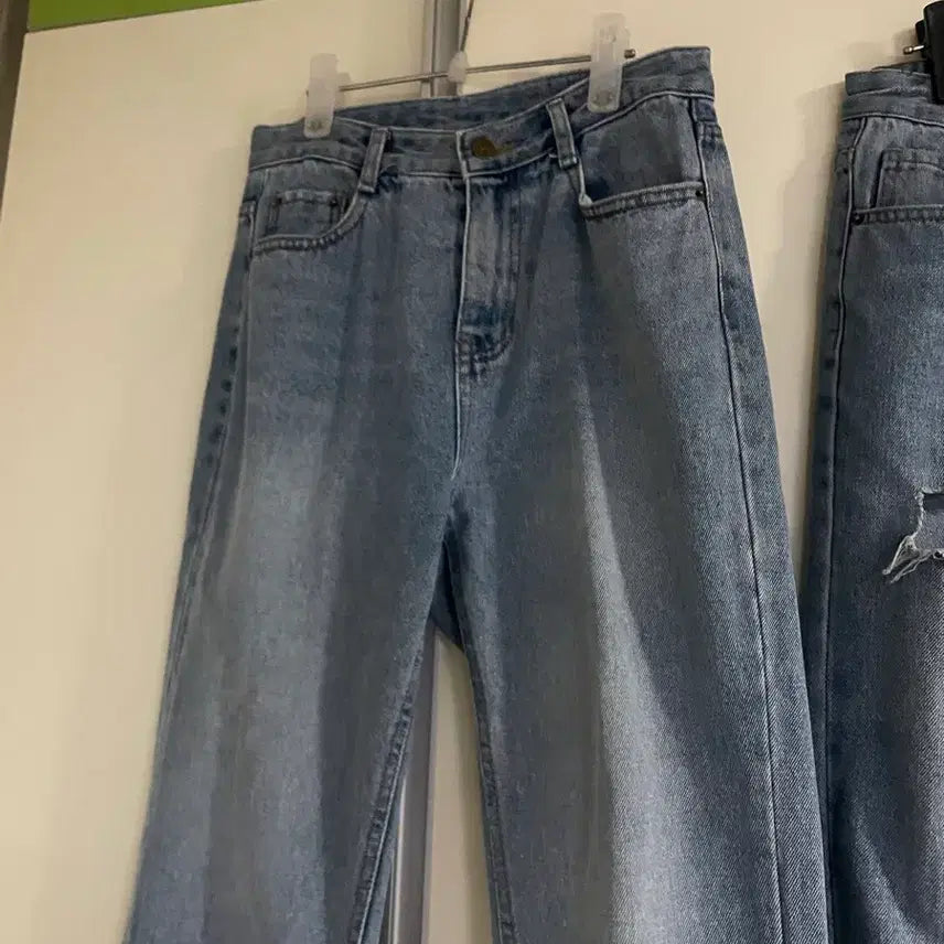 [BUNJANG] Yozme Denim Semi-Wide Pants (Size 28/M) / 개당)요즘에 JEANS 데님 진 세미와이드 통바지 28 M 사이즈