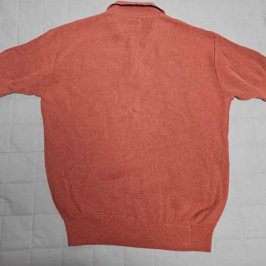 [BUNJANG] Roughside Short-Sleeve Collar Knit / 러프사이드 반팔 카라 니트
