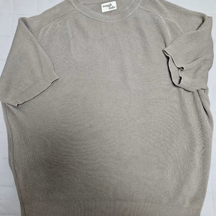 [BUNJANG] Roughside Short-Sleeve Knit Top / 러프사이드 반팔 니트