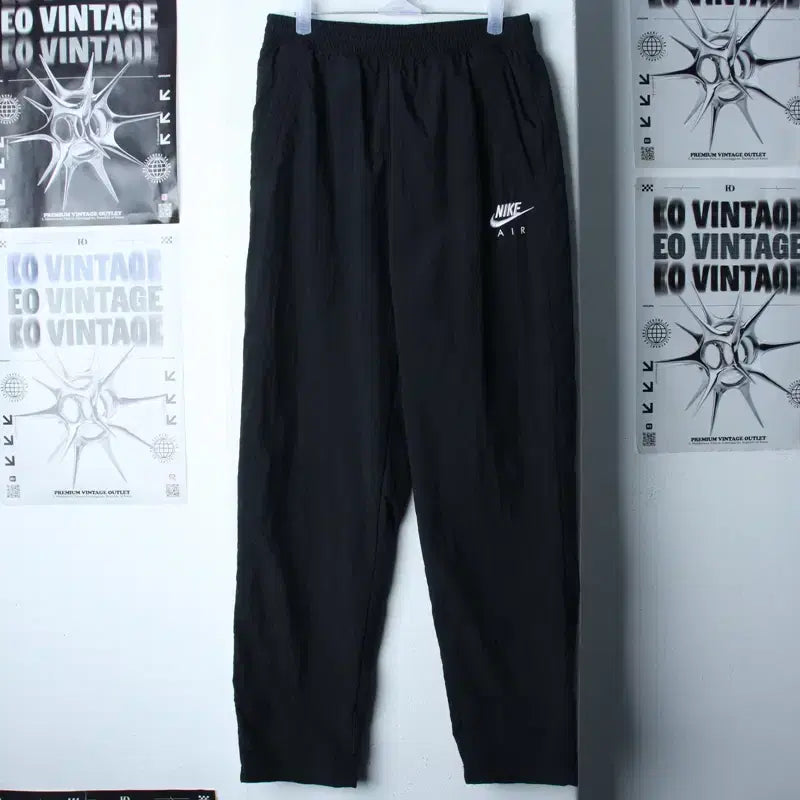 [BUNJANG] Nike Air Woven Nylon Training Pants Black / W(M) 나이키 트레이닝복 바지 AIR 우븐 나일론 블랙-261B