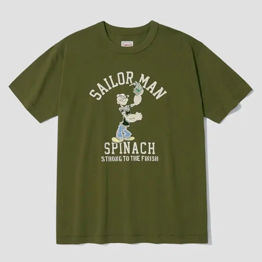 [BUNJANG] Outstanding V.S.C TEE Sailor Man Olive L / (새제품)아웃스탠딩 V.S.C TEE(SAILOR MAN)_OLIVE L