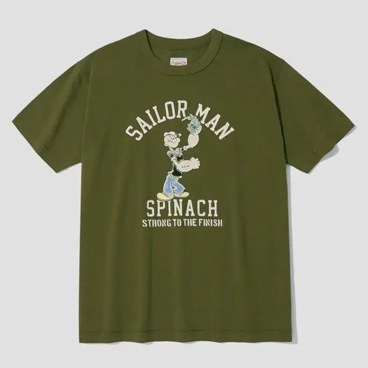 [BUNJANG] Outstanding V.S.C TEE Sailor Man Olive L / (새제품)아웃스탠딩 V.S.C TEE(SAILOR MAN)_OLIVE L