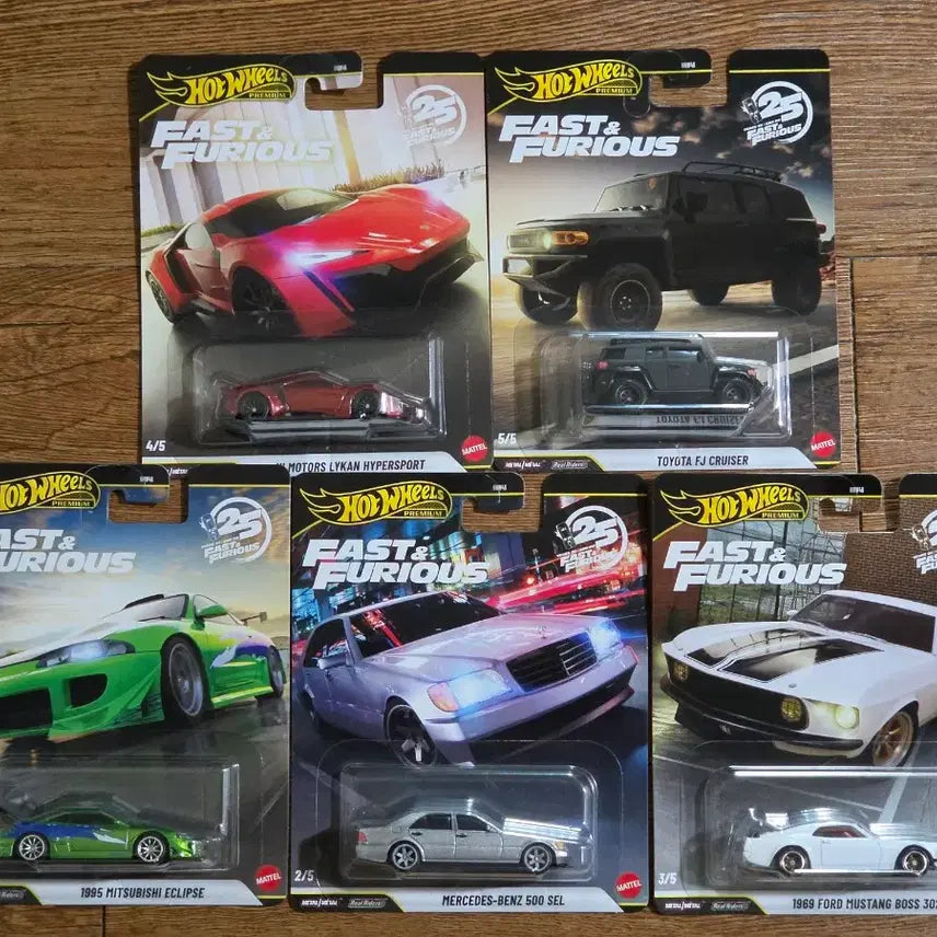 [BUNJANG] Hot Wheels Premium 2026 Fast &amp; Furious Mix 1 Diecast Car / 핫휠 프리미엄 2026 Fast &amp; Furious Mix 1 미니카