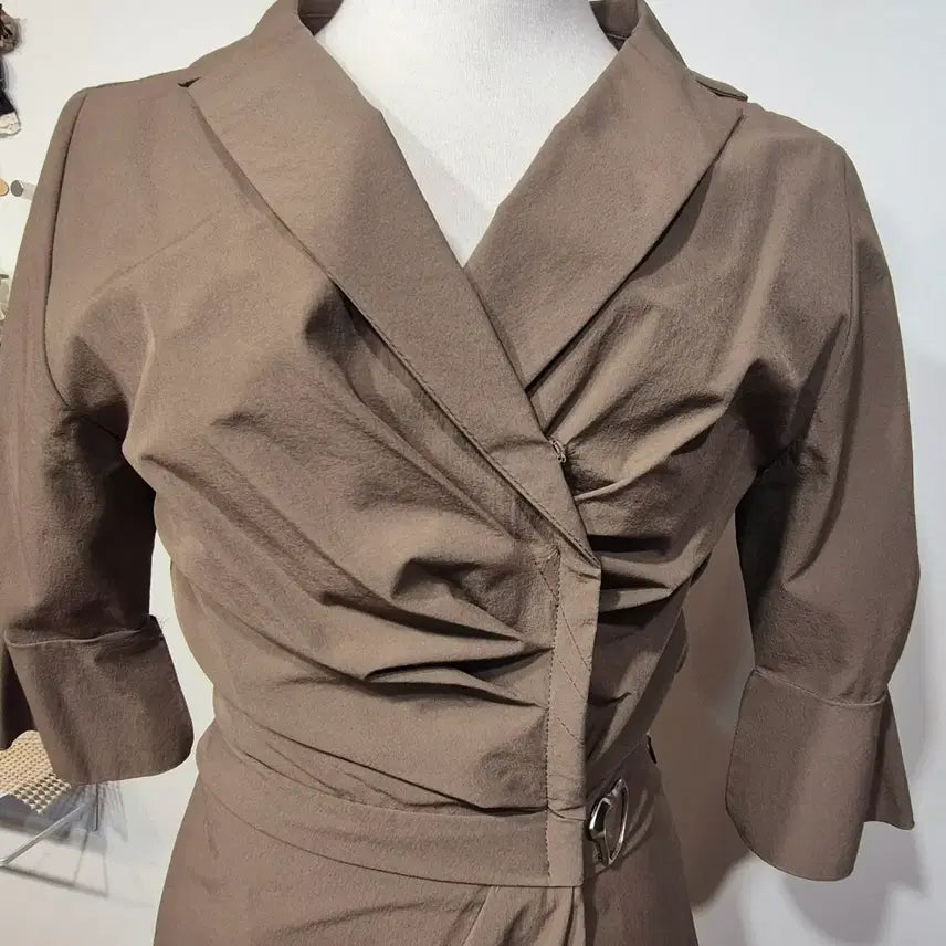 [BUNJANG] It Michaa Brown Dress / 잇미샤 브라운 원피스