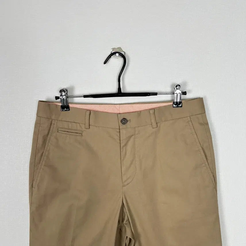 [BUNJANG] Jiyehke Beige Cotton Low-Rise Pants Men&