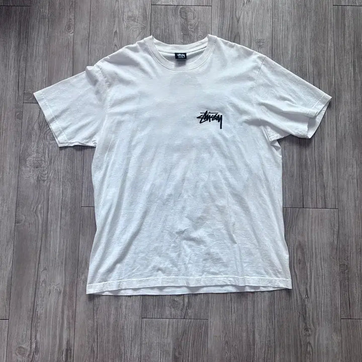 [BUNJANG] Stussy Puff Print Logo T-Shirt Made in USA / 스투시 발포나염 로고 티셔츠 MADE IN USA