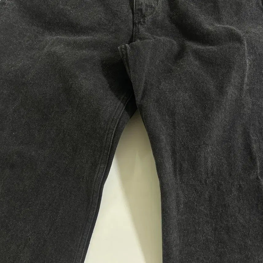 [BUNJANG] Thomasmore Black Wide Denim Pants M / 토마스모어 흑청 와이드 데님 팬츠 m