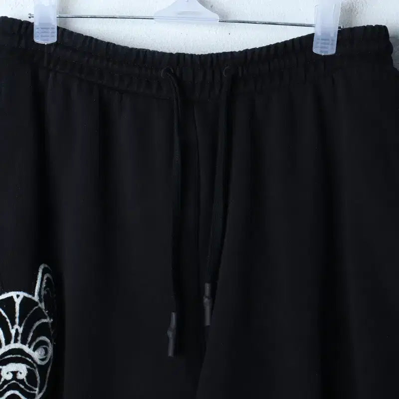[BUNJANG] Life Work Big Logo Jogger Training Pants Black / (S-M) 라이프워크 트레이닝복 바지 빅로고 조거 블랙 풀오버-2621