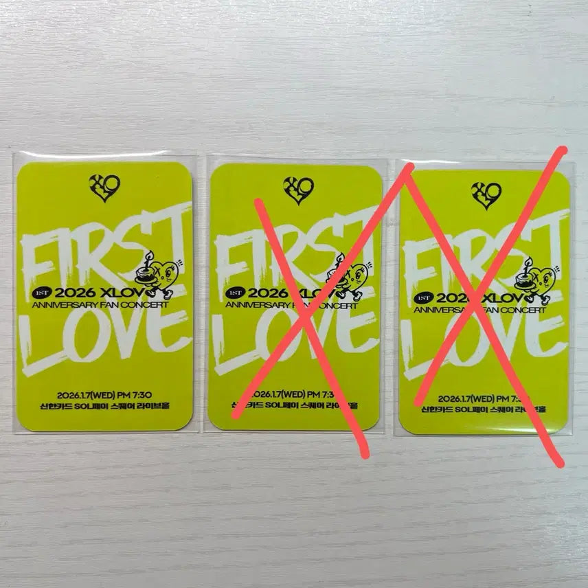 [BUNJANG] X:LOVE 1st Anniversary Fancon VIP POB Photocard Haru / 엑스러브 1주년 팬콘 vip특전포카 하루 양도