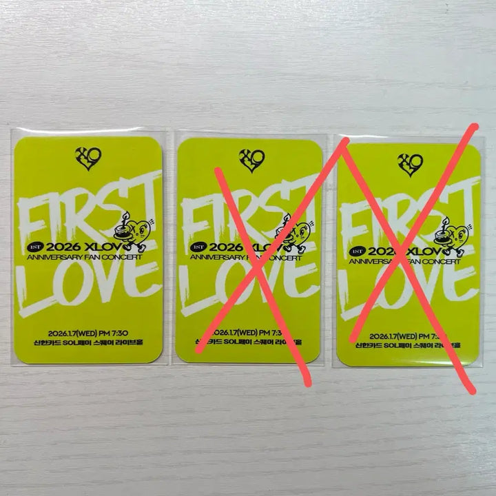 [BUNJANG] X:LOVE 1st Anniversary Fancon VIP POB Photocard Haru / 엑스러브 1주년 팬콘 vip특전포카 하루 양도