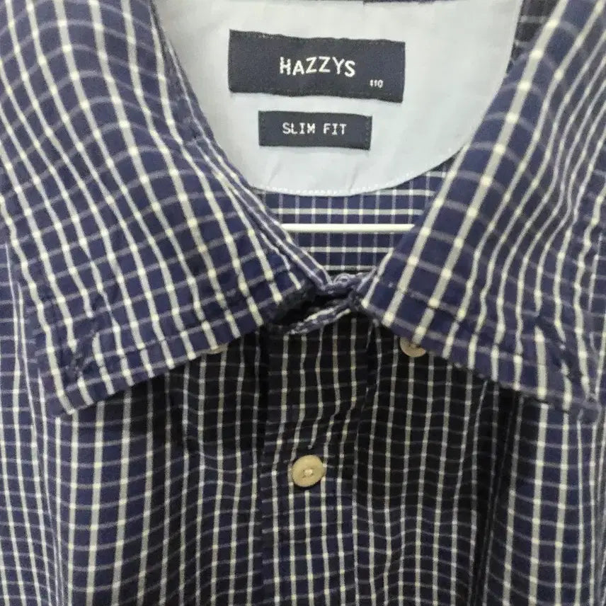 [BUNJANG] Hazzys Check Short Sleeve Shirt Size 110 / 헤지스 체크 반팔 셔츠 110 사이즈