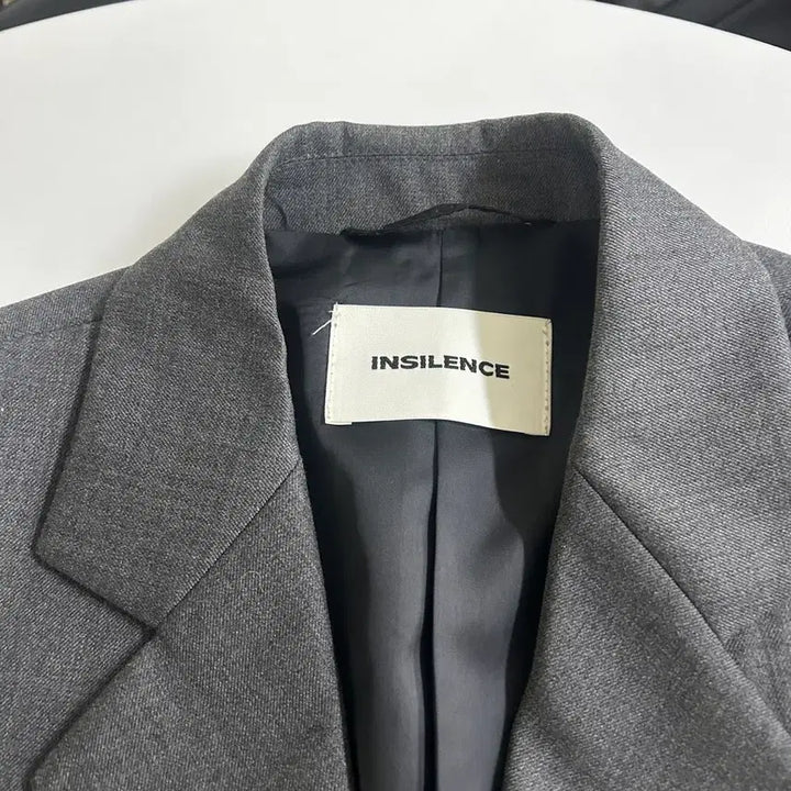 [BUNJANG] InSilence Gray Cropped Blazer S / 인사일런스 그레이 크롭 블레이저 s