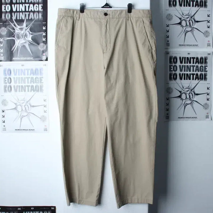 [BUNJANG] Musinsa Standard Cotton Pants Beige (XL) / (3XL) 무신사 스탠다드 면바지 팬츠 빅사이즈 베이지-2625