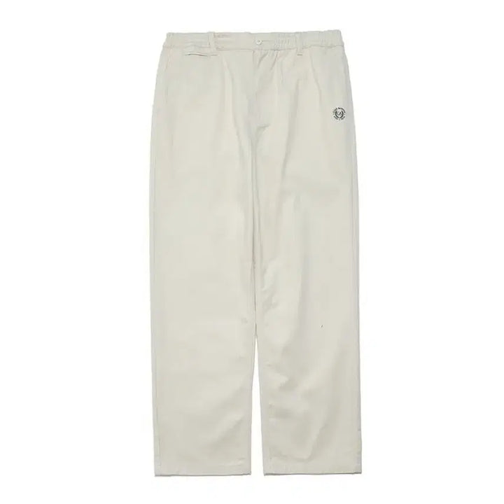 [BUNJANG] Club Activity Golf Logo Twill Pants Ivory / 클럽액티비티 Golf Logo Twill Pants Ivory