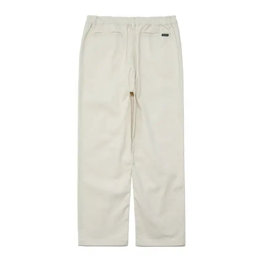 [BUNJANG] Club Activity Golf Logo Twill Pants Ivory / 클럽액티비티 Golf Logo Twill Pants Ivory