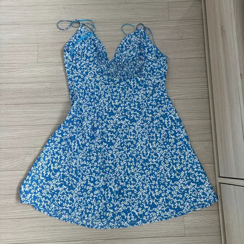[BUNJANG] Zara Floral Mini Dress / 자라 플로럴원피스