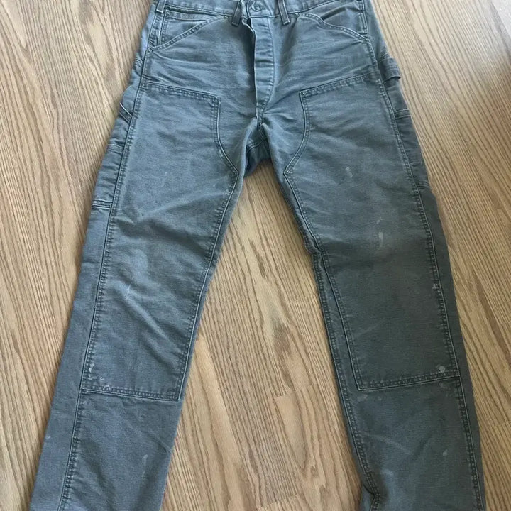 [BUNJANG] RRL Grey Carpenter Pants 34 Inch / RRL 엔지니어핏 그레이 카펜터 팬츠 34인치