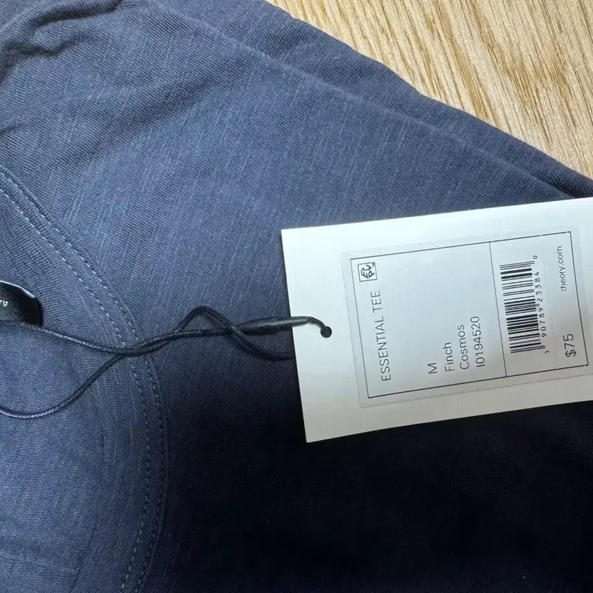 [BUNJANG] Theory Essential T-Shirt Charcoal Grey M Size / 띠어리 먹색 에센셜 티 M 사이즈