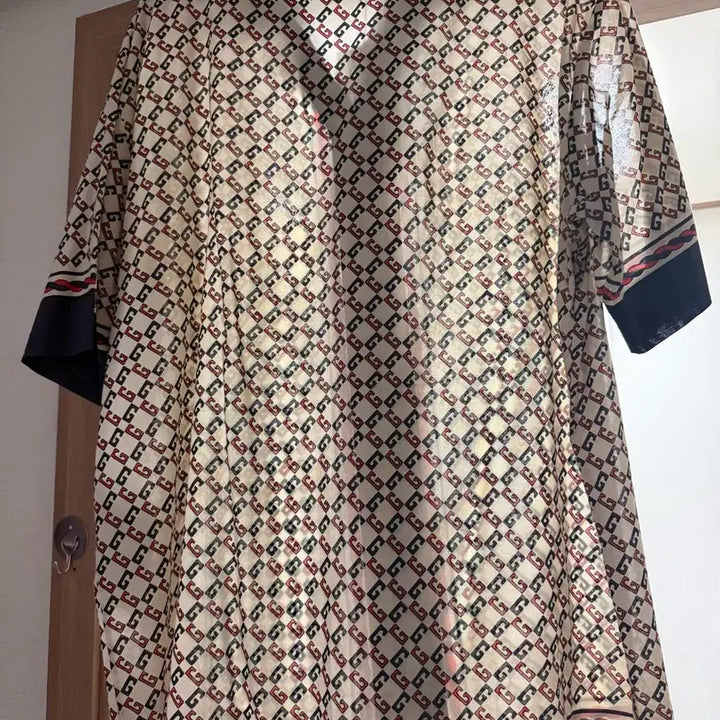 [BUNJANG] Gucci GG Pattern Silk Shirt / 구찌 GG 패턴 셔츠