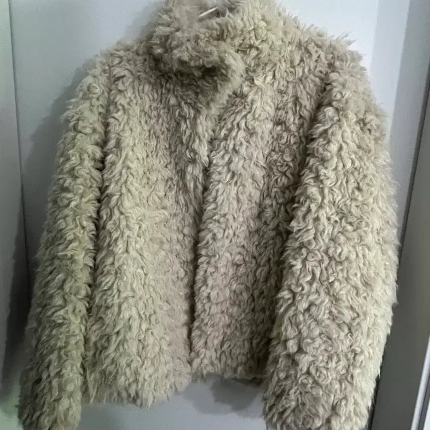 [BUNJANG] Doffsept Faux Fur Jacket Ivory / Doffsept 퍼자켓