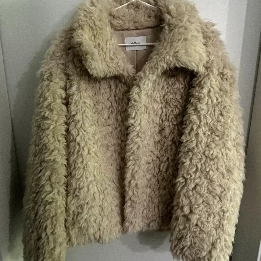 [BUNJANG] Doffsept Faux Fur Jacket Ivory / Doffsept 퍼자켓