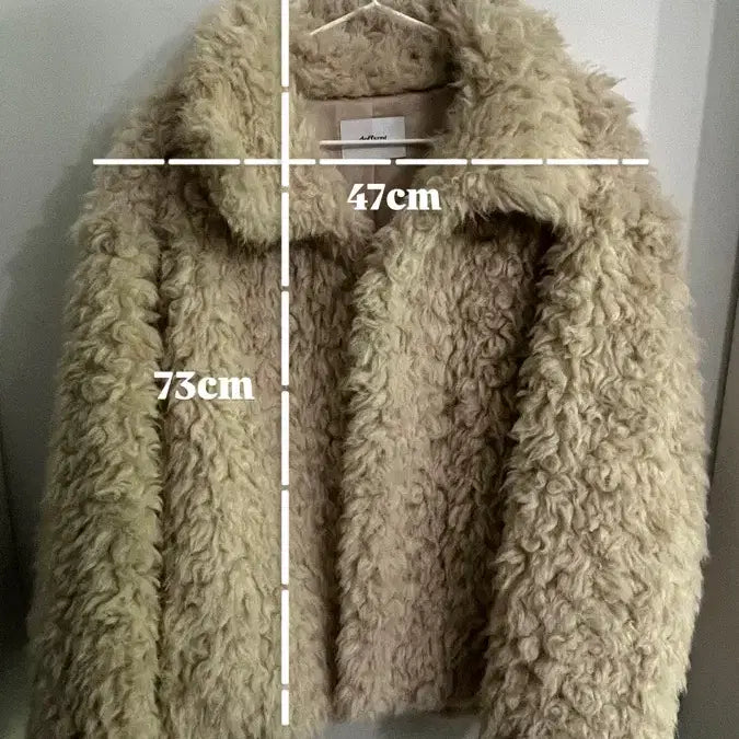 [BUNJANG] Doffsept Faux Fur Jacket Ivory / Doffsept 퍼자켓