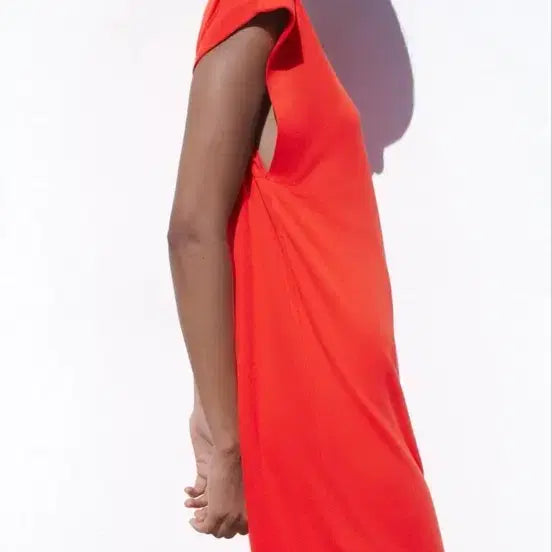 [BUNJANG] Zara Ribbed Midi Dress - Small / 자라 리브드 미디 원피스