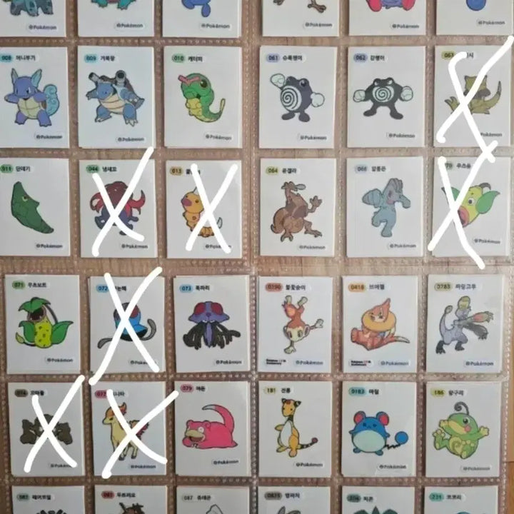 [BUNJANG] Pokemon Sticker Bundle / 포켓몬 띠부씰 42개 판매