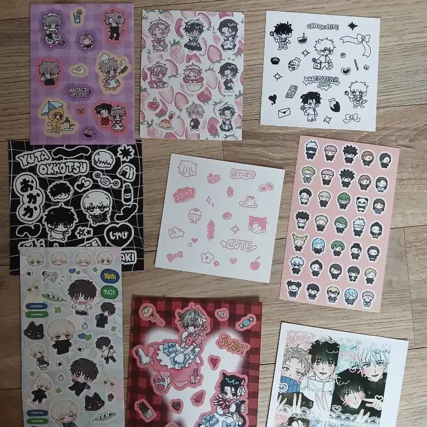 [BUNJANG] Jujutsu Kaisen Sticker Bundle Set / 주술회전 스티커 일괄
