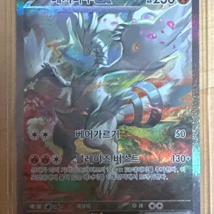 [BUNJANG] Reshiram SAR Pokemon Card / 포켓몬카드 레시라무 sar 직뽑