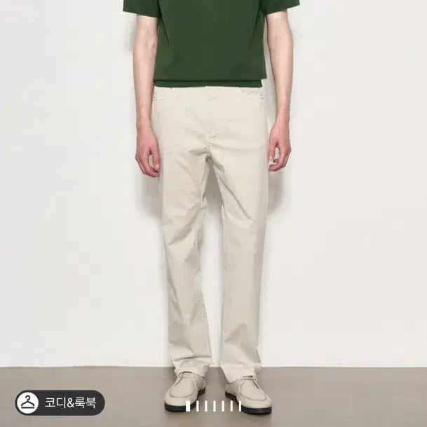 [BUNJANG] Time Homme 25SS Garment Dyed Pants Ivory / 타임옴므 25SS 가먼트다잉 팬츠 아이보리