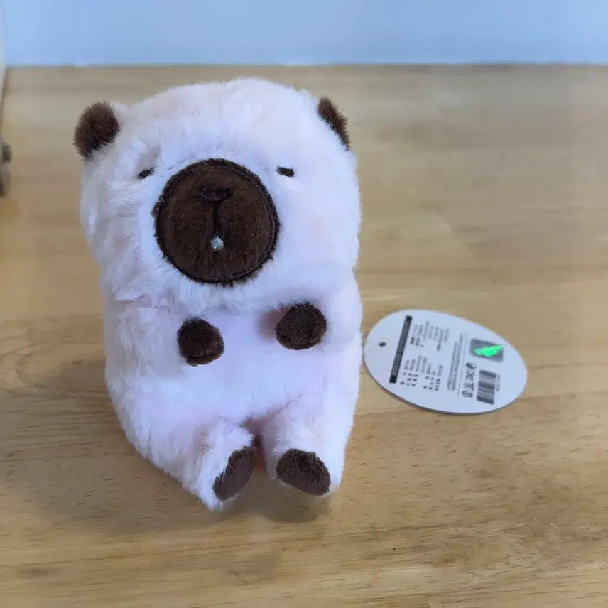 [BUNJANG] Woosoo Woosoo Jang Capybara Pink 12cm Keyring / 속았지 우소우소짱 카피바라 핑크 12cm 키링