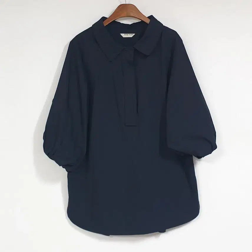 [BUNJANG] Anne Klein Mahongbang Loose Fit Blouse / ANNE KLEIN 마혼방 바스락 루즈핏 블라우스