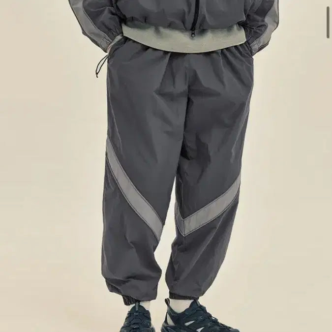[BUNJANG] Uniform Bridge Nylon Army Training Pants - Grey, L / 유니폼브릿지 나일론 아미 트레이닝 팬츠 Grey L