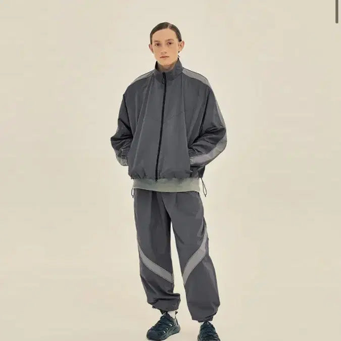 [BUNJANG] Uniform Bridge Nylon Army Training Pants - Grey, L / 유니폼브릿지 나일론 아미 트레이닝 팬츠 Grey L